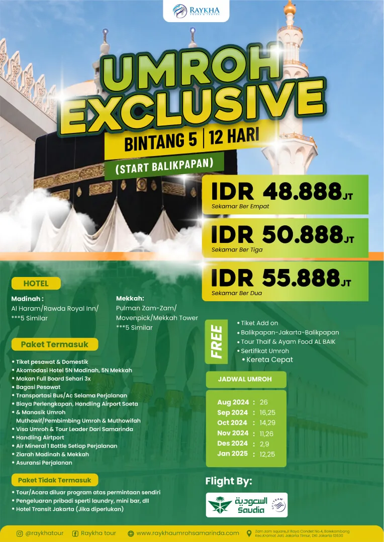 Paket Umroh Exclusive Bintang 5