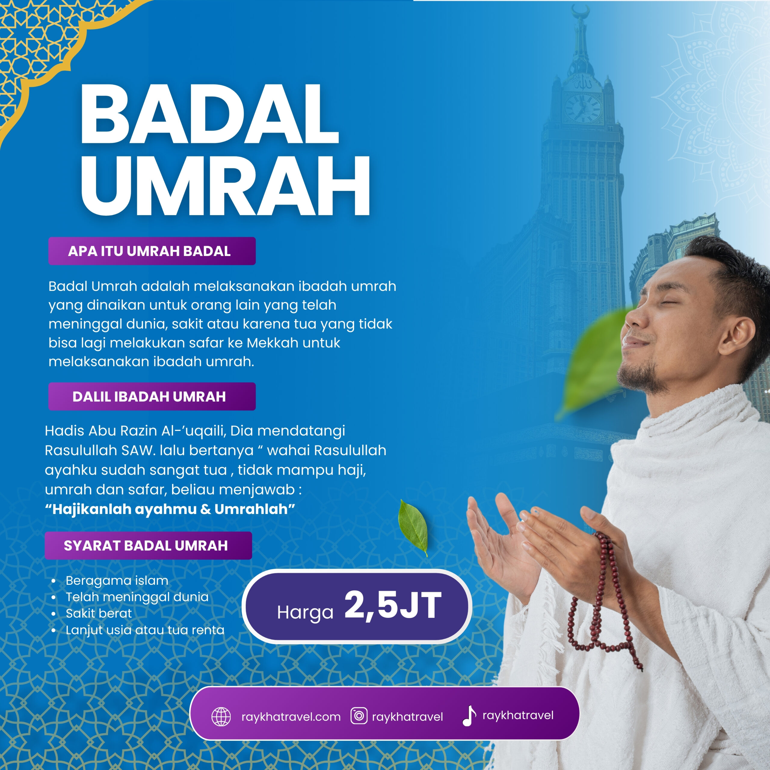 Badal Umroh RaykhaTours & Travel Cirebon